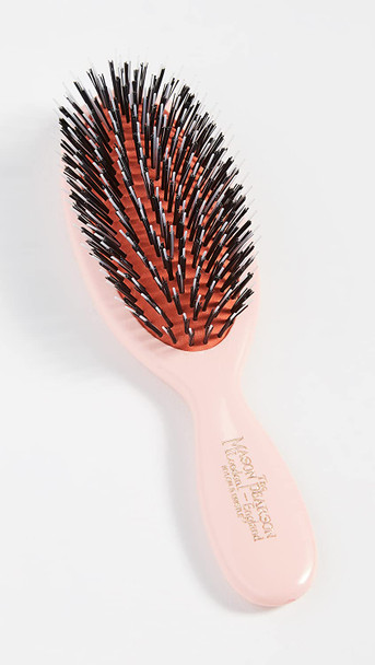 Mason Pearson BN4 Boar Bristle Nylon Tufts Hairbrush Pink