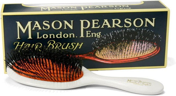 Mason Pearson B2 Extra Small Pure Bristle Hair Brush  Ivory