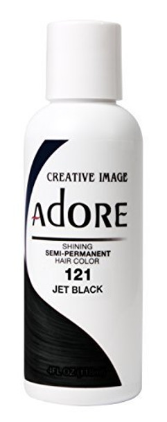 Adore Shining Semi Permanent Hair Colour 121 Jet Black by Adore