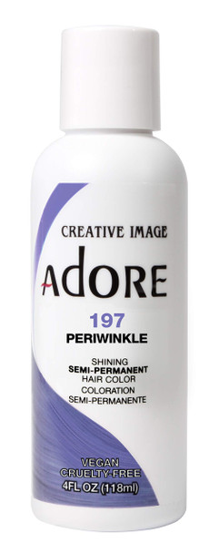 Adore SemiPermanent Haircolor 197 Peri Winkle 4 Ounce 118ml 3 Pack