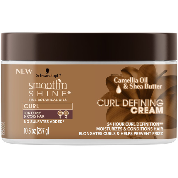 Smooth n Shine Curl Defining Cream for Curly Hair 10.5 Ounces