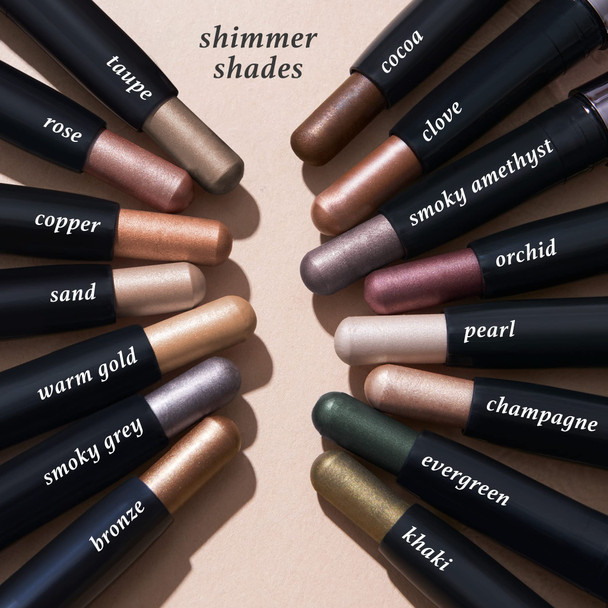 Julep Eyeshadow 101 Creme to Powder Waterproof Eyeshadow Stick Evergreen Shimmer