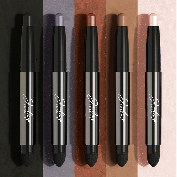 Julep Eyeshadow 101 Classic Smokey Eye CremetoPowder 5 Piece Eyeshadow Palette Holiday Set