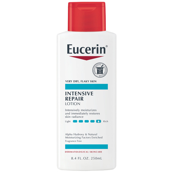 Eucerin Intensive Repair Lotion - Rich Lotion for Very Dry, Flaky Skin - 8.4 fl. oz. Bottle