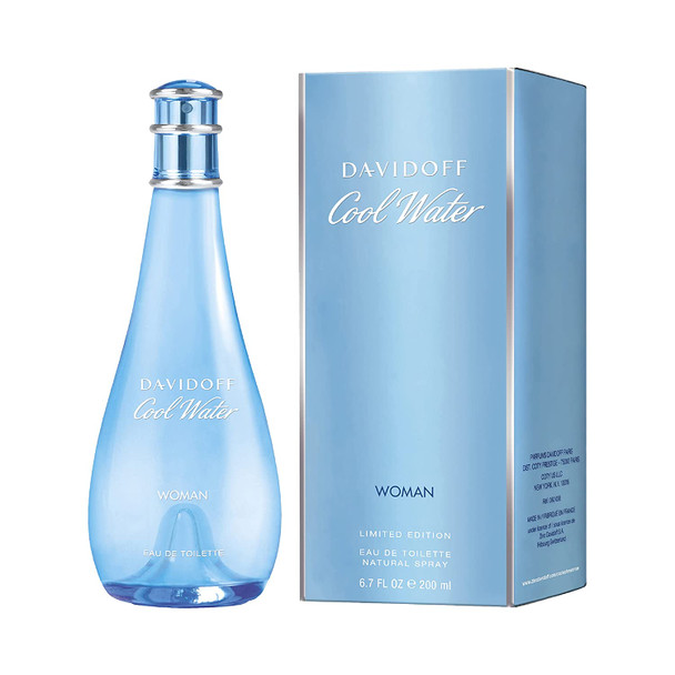 Cool water by davidoff for 2025 women edt spray 6.7 oz