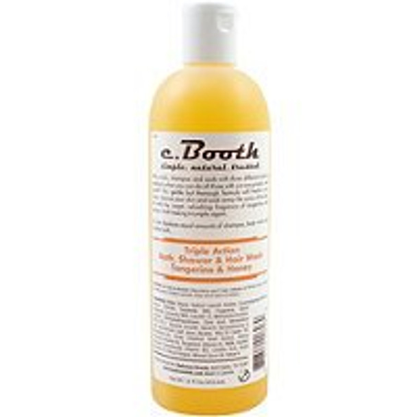 c. Booth Triple Action Bath Shower  Hair Wash Tangerine  Honey 16 oz
