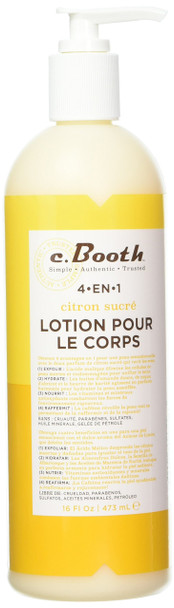 C. Booth 4 in 1 Lemon Sugar Body Lotion