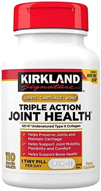 Kirkland Signature Expect More Triple Action Joint Health 110 Coated Tablets