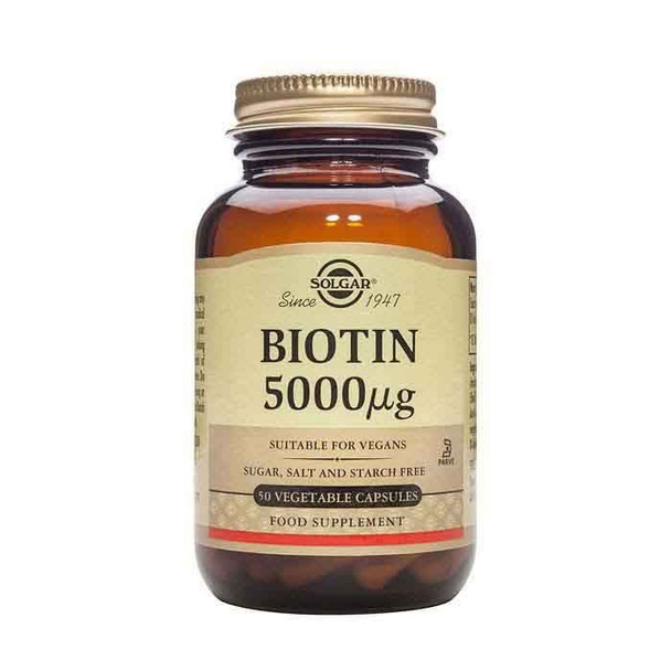 Solgar Biotin 5000mcg 50's