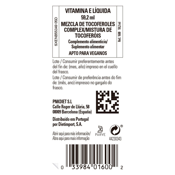 Solgar Liquid Vitamin E 2 Oz 59.2 ml