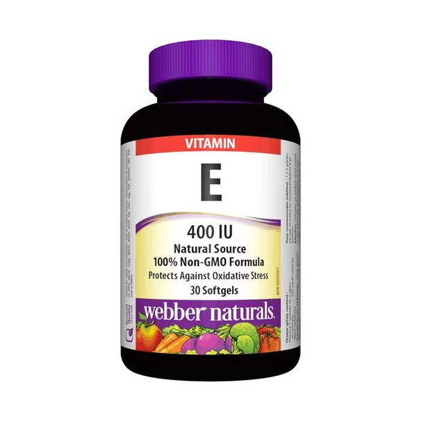 Webber Naturals Vitamin E 400 IU 30's