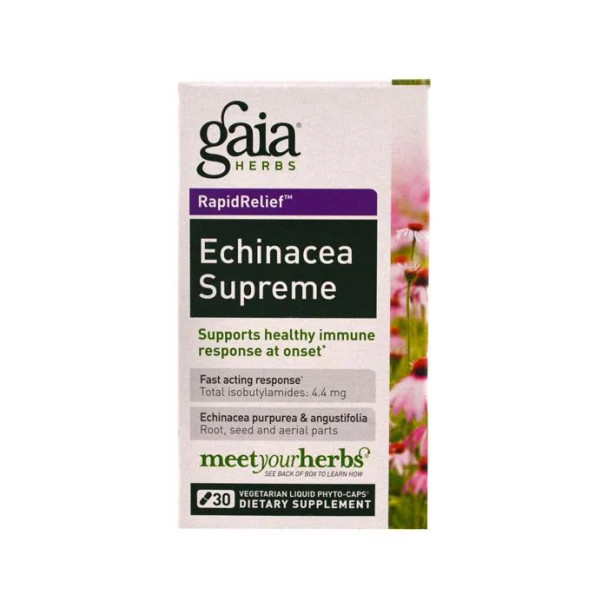 Gaia Herbs Echinacea Supreme 30 Capsules