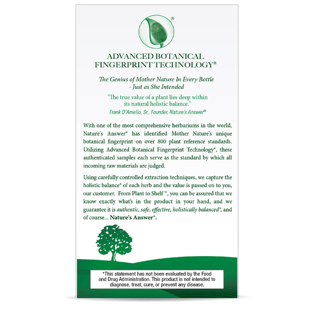 Natures Answer Echinacea1200 mg 90 Vegetarian Capsules