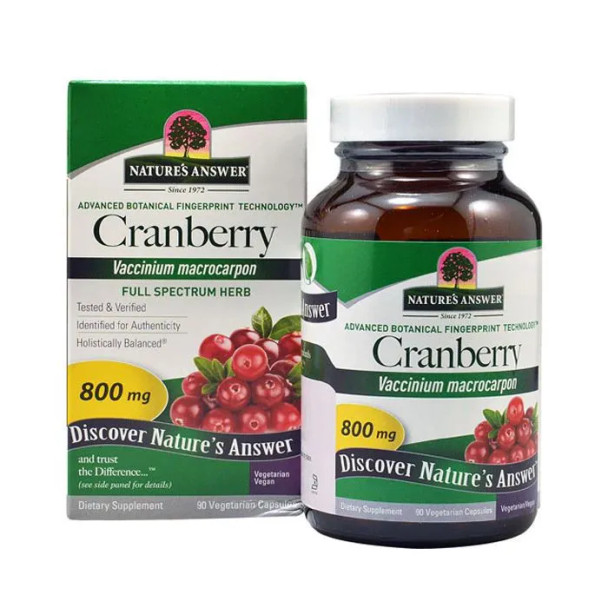 Natures Answer Cranberry 800 mg 90 Vegetable Capsules