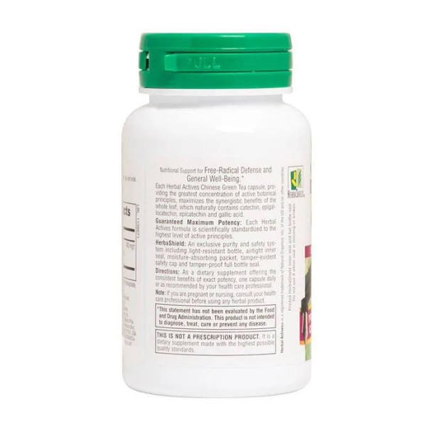 Natures Plus Herbal Actives Green Tea Chinese 400 mg 60's