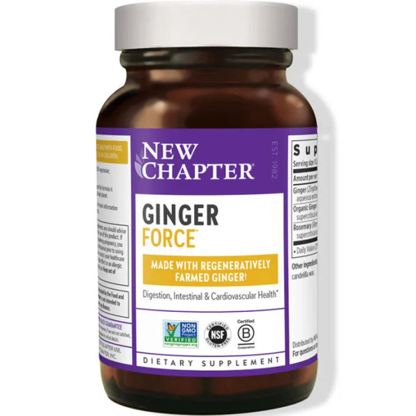 New Chapter Ginger Force 30 Vegetable Capsules