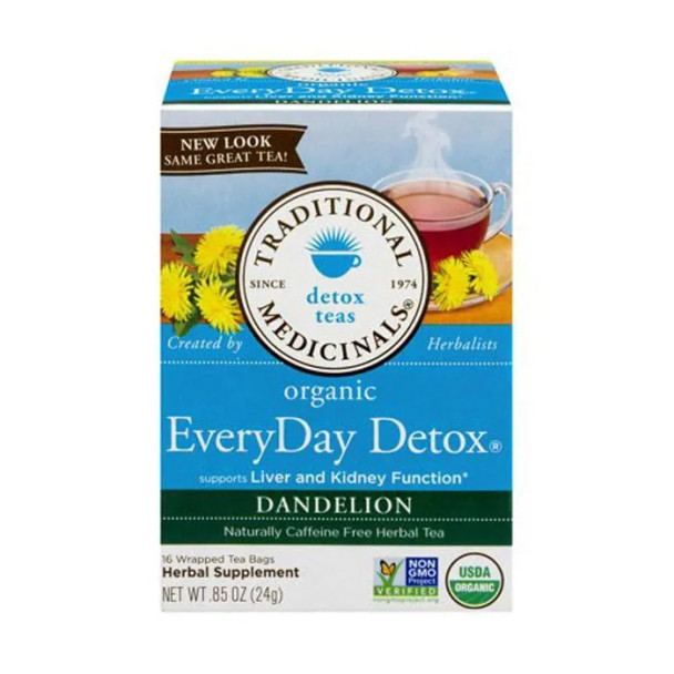 Traditional Medicinals Everyday Detox Dandelion 16 Tea Bags