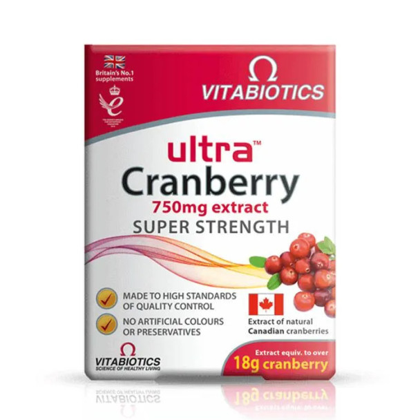 Vitabiotics Ultra Cranberry 750 mg 30's