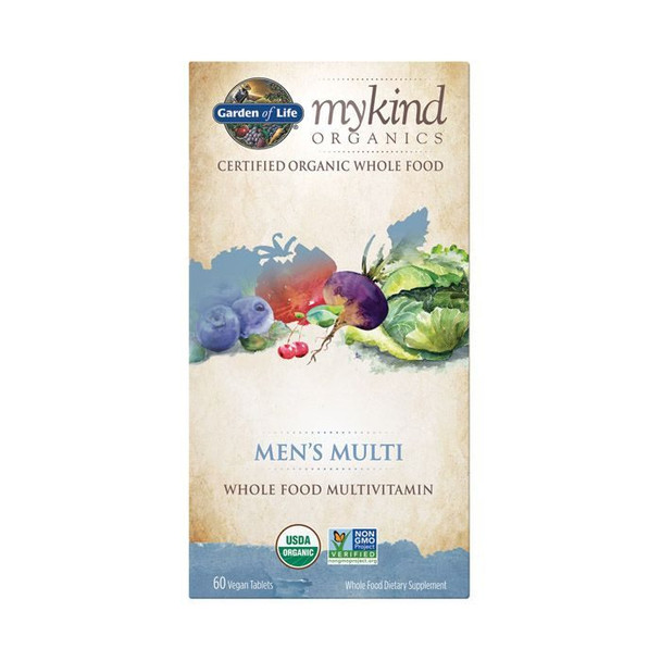 Garden Of Life Mykind Organics Men'S Multi 60 Tablets
