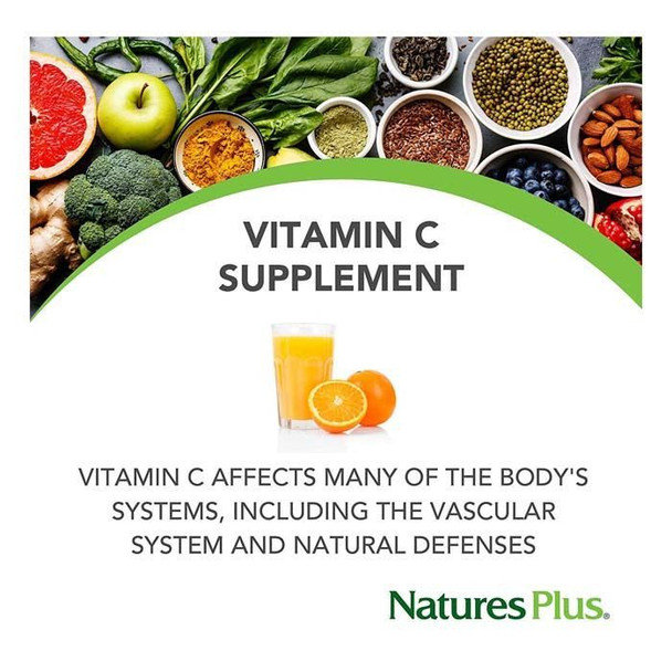 Natures Plus Vitamin C 1000 mg 90 Capsules