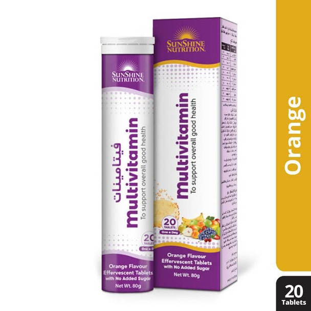 Sunshine Nutrition Multivitamin Effervescent 20 Tablets
