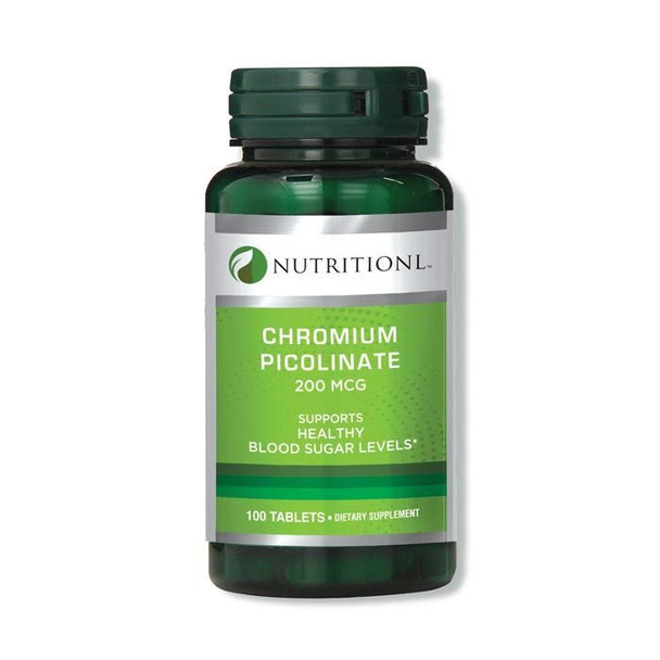 Nutritionl Chromium Picolinate 200 Mcg Tablets 100's