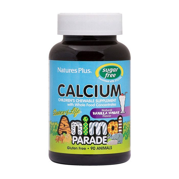 Natures Plus Animal Parade Sugar Free Calcium 90's