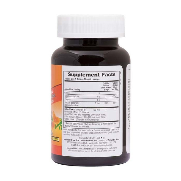 Natures Plus Animal Parade Kid Zinc 90 Lozenges