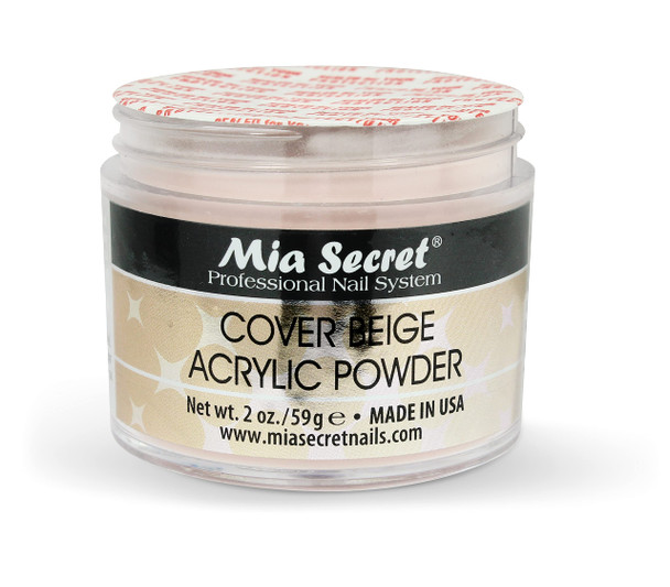 Mia Secret Cover Beige Acrylic Powder 2 Ounce Pack of 1