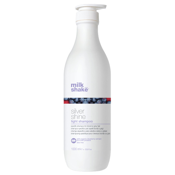 milkshake Silver Shine Light Shampoo 1000 ml grey Pack of 1