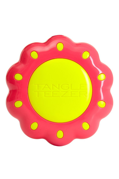 Tangle Teezer Compact Flower Hairbrush Yellow Pink