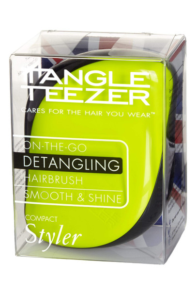 Tangle Teezer Compact Styler Detangling Hairbrush Lemon Zest