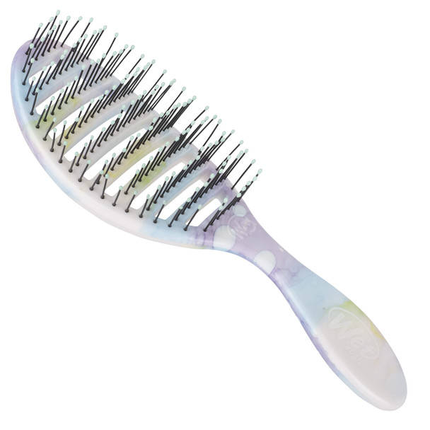 WetBrush Speed Dry Hairbrush Vented Design  Heat Resistant Bristles Easy Dry and Go Color Wash Collection  Splatter