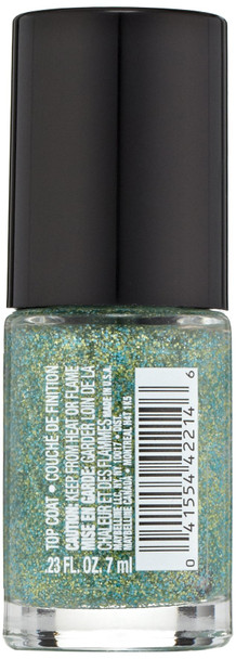 Maybelline New York Color Show Veils Nail Lacquer Top Coat Teal Beam 0.23 Fluid Ounce