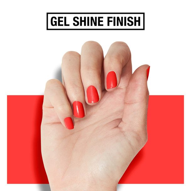 Maybelline Forever Strong SuperStay 7day Gel 490 Hot Salsa Nail Polish 10ml by Maybelline