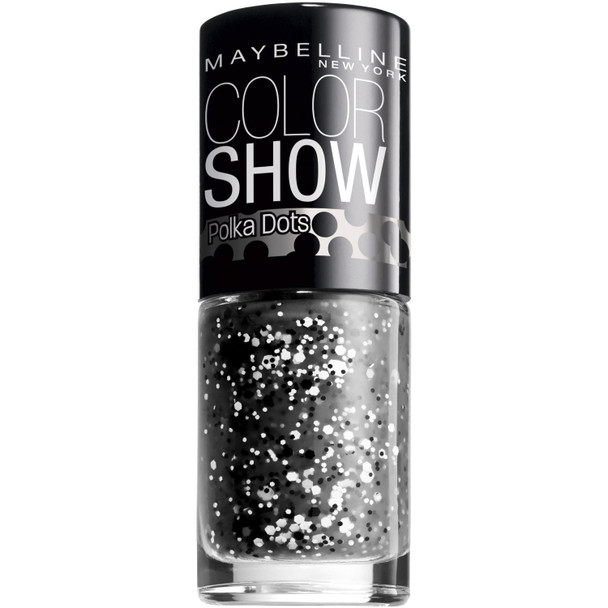 2 PackMaybelline New York Color Show Nail Lacquer Polka Dots 75 Clearly Spotted by Maybelline
