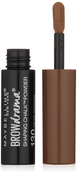 Maybelline New York Brow Drama Shaping Chalk Powder Deep Brown 0.035 fl. oz.