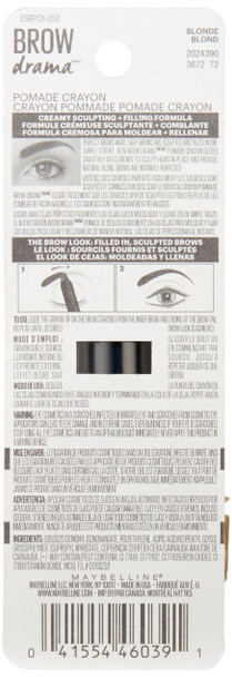 Maybelline New York Brow Drama Pomade Crayon Blonde 0.04 oz.