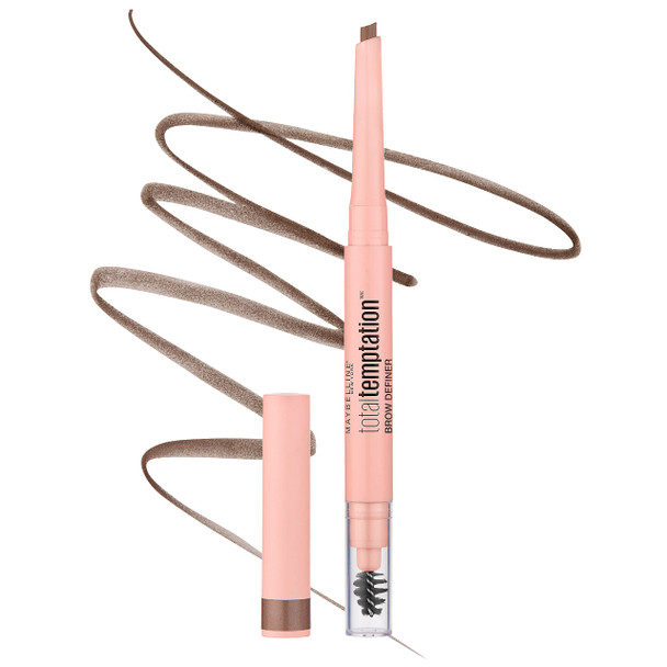 Maybelline Total Temptation Eyebrow Definer Pencil Soft Brown 1 Count