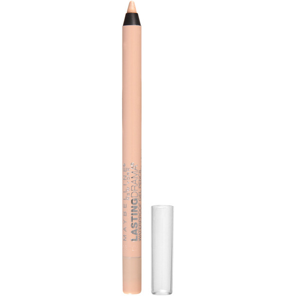 Maybelline New York Eyestudio Lasting Drama Waterproof Gel Pencil Soft Nude 0.037 Ounce