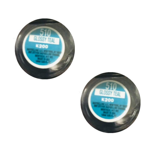 Maybelline New York Eye Studio Master Duo Glossy Liquid Liner Glossy Teal 0.05 Fluid Ounce Pack of 2