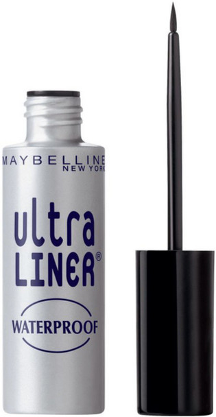 Maybelline Ultra Liner Liquid Waterproof Eyeliner Black 301 0.25 oz Pack of 12