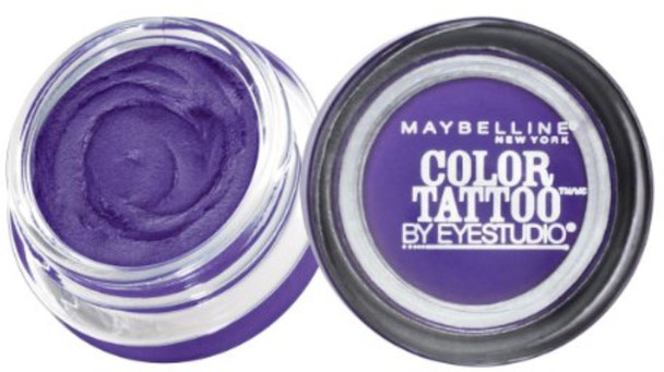 Maybelline EyeStudio Color Tattoo 24Hr Eyeshadow Painted Purple 20 0.14 oz Pack of 2