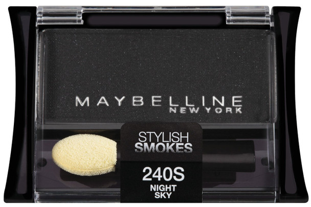 Maybelline New York Expert Wear Eyeshadow Singles Night Sky 240s Stylish Smokes 0.09 Ounce