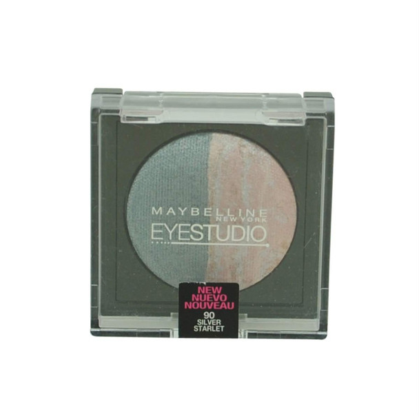 2 Pack Maybelline New York Eye Studio Color Pearls Marbleized Eyeshadow 90 Silver Starlet 0.09 Oz