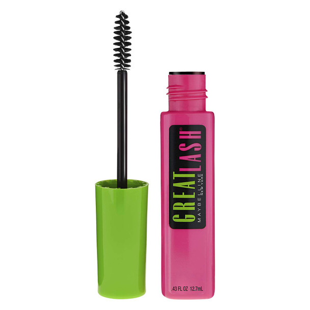 Maybelline New York Makeup Great Lash Waterproof Mascara Brownish Black Waterproof Mascara 0.43 fl oz