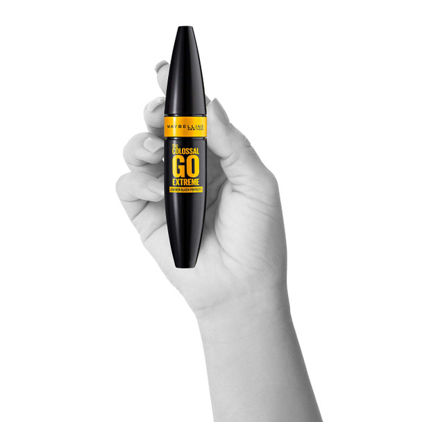 Maybelline The Colossal Go Extreme Leather Black Mascara 95ml. by Maybelline