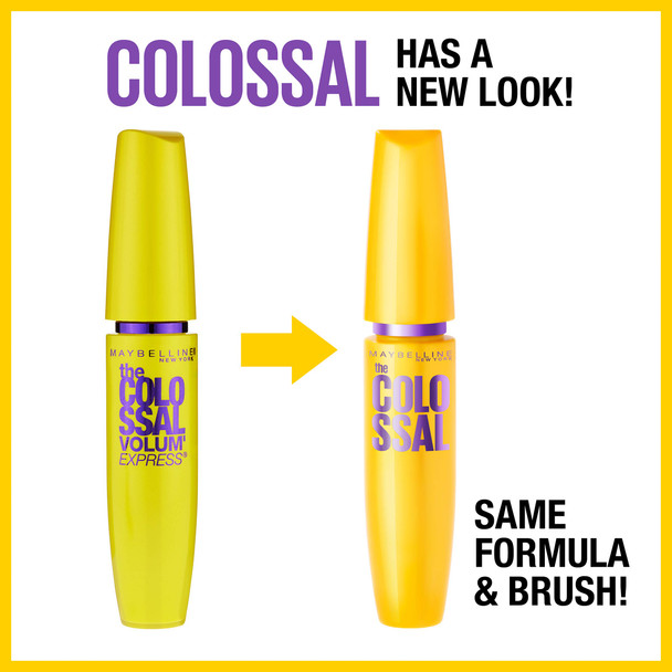 Maybelline New York Volum Express The Colossal Mascara  Glam Black  2 Pack