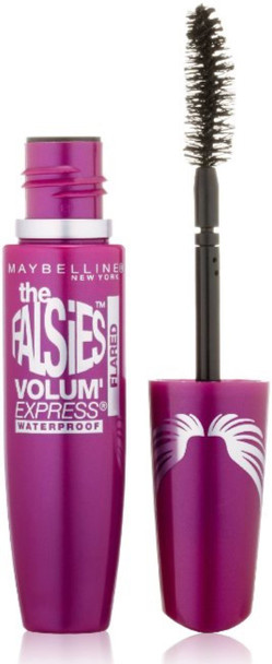 Maybelline New York Volum Express The Falsies Flared Waterproof Mascara Very Black 295 0.31 oz Pack of 2