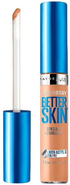 Maybelline New York SuperStay Better Skin Concealer  Corrector Medium/Deep 0.25 oz Pack of 2